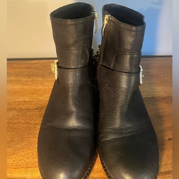 Vince Camuto studded leather black booties - Picture 4 of 12